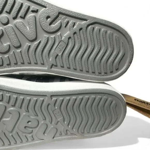 Native Jefferson Kids Slip-On Water Shoes PIGEON GREY MIST CAMO J2 Lightweight - Picture 9 of 10
